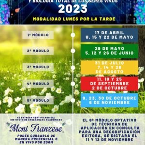 Curso de Decodificación Biológica y Biología Total de los Seres Vivos más Nueva Medicina Germánica.