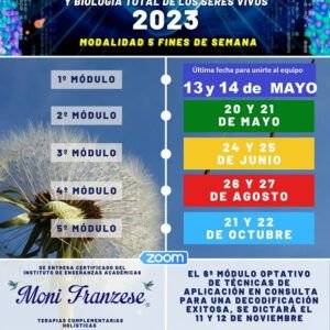 Curso de Decodificación Biológica y Biología Total de los Seres Vivos más Nueva Medicina Germánica.