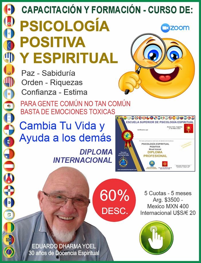 Curso de Psicología Espiritual y Positiva.