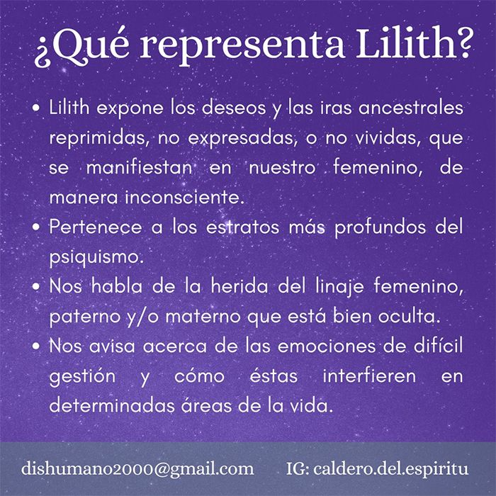 Lilith y Quirón.