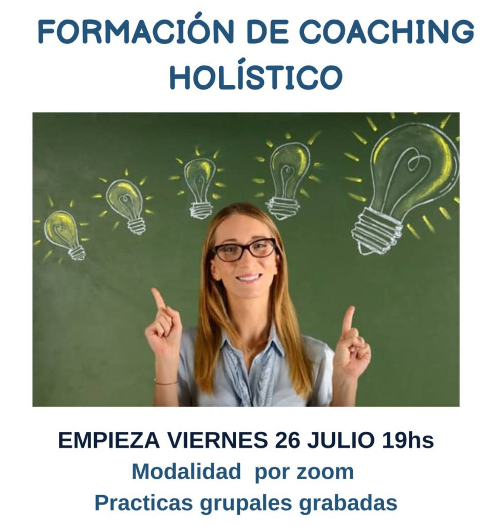 Curso de Formación Profesional en Coaching Holístico.