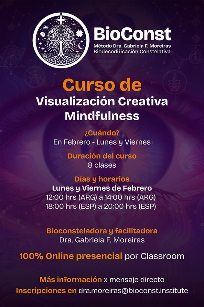 Curso de Visualización Creativa y Mindfulness.